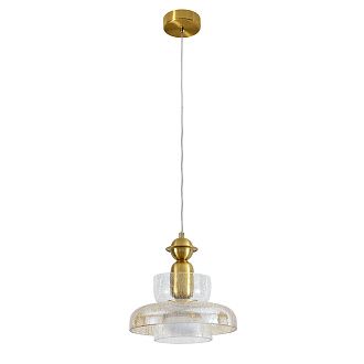 Подвесной светильник 23*20 см, 1*LED, 7W, 3000K Arte Lamp Adagio A2791SP-1MD, Латунь