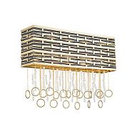 Бра **37 см, 3*E14*W, Lucia Tucci Perso PERSO W4930.3 gold&black, золотой, черный