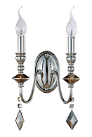 Бра 20*15 см, Crystal Lux MERCEDES AP2 CHROME/SMOKE Хром