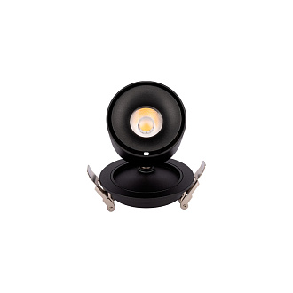 Встраиваемый светильник 9,5*7 см, 1*LED*12W 4000K LOFT IT Top 10325/A Black черный, вр 7,5 см