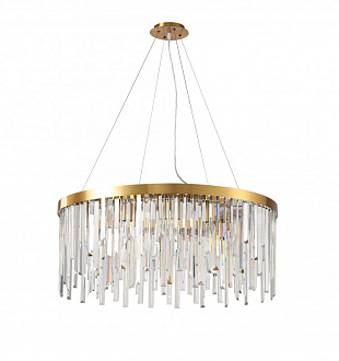 Подвесная люстра Stilfort Venecia 2113/03/12P, диаметр 80 см, золото