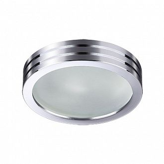 Встраиваемый светильник NOVOTECH DAMLA 370388, GX5.3, хром, вр 6,5 см