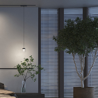Светильник на шине 9*134 см, LED * 4W, 3000-6500К, Denkirs Air Hang DK5377-BK, черный