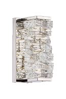 Бра Ø120 x H260, мм, 20W 3000-6000K, CHROME+CLEAR (Хром + Прозрачный Хрусталь) NewRgy W2406R/20W CHROME+CLEAR
