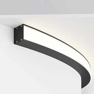 Радиусный профиль ALM-3535R-B-EX-90°-1.5M 3,5*3,5*118,75 см, Maytoni Led Strip черный