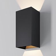 Уличный настенный светильник 23 см, 20W, 3000K, Maytoni Drape O525WL-L20B3K, черный