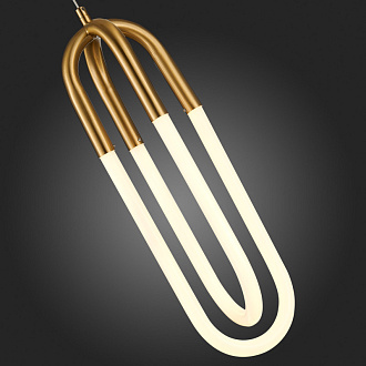 Подвес 14 см, 28W 3000K ST LUCE MOFISTO SL1579.303.02 Латунь