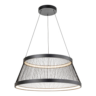 Люстра подвесная 80*50/150 см, 1*LED*75W Lussole Macon LSP-7310 черный