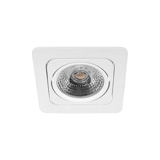 Встраиваемый светильник 12*12*7 см, 1*LED*20W 4000K LOFT IT Screen 10328/B White белый, вр 7*8,5 см