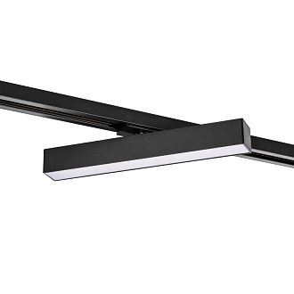Светильник на шине 27*3,5*-3,5 см, *LED*20W, 3000K, Lightstar Lilla 202037, черный