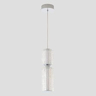 Светильник подвесной *7,5*27,5-57- 207 см, *LED*23W, 4000K, Crystal Lux Antique ANTIQUE SP23W LED CHROME, Хром