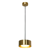 Подвесной светильник 15*22 см, 1*led*7W 3000K Lussole Lewisville LSP-7103 бронзовый