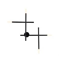 Настенное бра TRAVERSE WALL Black H98 98*98*98 см, 4*G4*20W, 4000K, ImperiumLoft TRAVERSE-WALL01, Чёрный