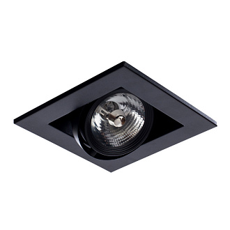 Светильник встраиваемый Arte Lamp A5930PL-1BK Черный, вр 12,5 см