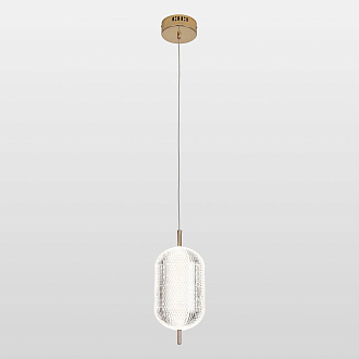 Подвесной светильник 15*170 см, 1*LED*21W 4000K блестящее золото Lussole Duval LSP-7143