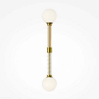 Бра 70*70*70 см, 2*G9, 28W, Maytoni TEATRO MOD287WL-02BS латунный
