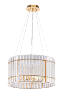 Люстра Ø600 x H450(950), мм, 6*40W (240W), GOLD (Золото) NewRgy 8777/6A-G GOLD