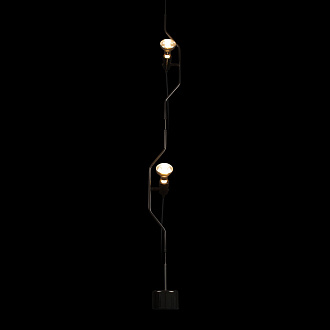 Подвесной светильник 11*400 см, 2*E27*40W LOFT IT Parentesi 10346/2 Black черный