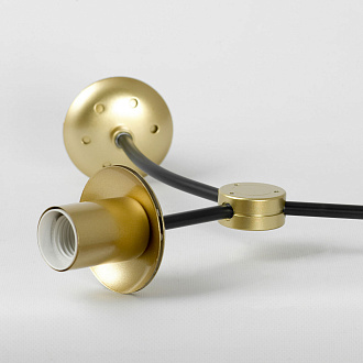 Люстра потолочная 180*50/90 см, 8*E27 Lussole LSP-8914 черный