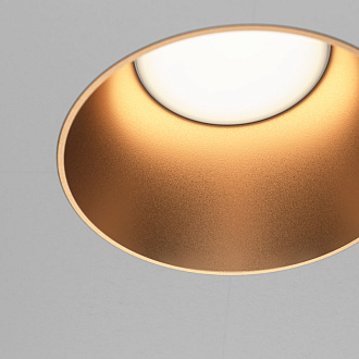 Светильник 14 см, Maytoni Downlight Share DL051-01-GU10-RD-WMG, золото, вр 9,3 см