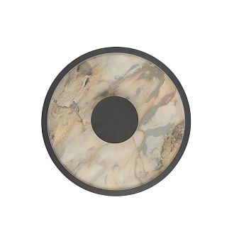 Бра 10*38,5*38,5 см, 32W, Favourite Tallar 4446-2W матовый черный/зеленый песчаник