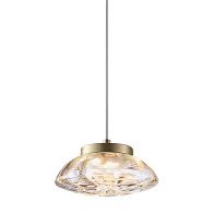 Подвес 20*20*159 см, 1*LED*5W, 3000K Gerhort G52183/1GD AMB, Золото