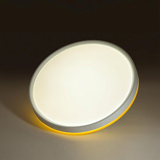 Cветильник 50 см, LED 1*70W, 3000-6000 К, Sonex Kezo Yellow 7709/EL, белый/желтый