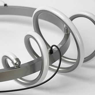 Люстра подвесная 50*155 см, 1*LED*40W 4000K серый Lussole Bradford LSP-7164