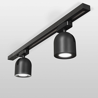 Трековый светильник для однофазного шинопровода Ogma GU10 черный MRL 1005 Elektrostandard