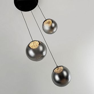 Светильник *30* см, LED*17W, 3000-6000K, Modelux  ML.2338.3R BK, Чёрный