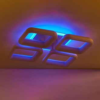 Светильник 55 см, 60W, 3000-5500К с Алисой Citilux Паркер Смарт CL225A240E RGB, белый