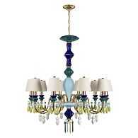 Подвесная люстра 78 см, Loft IT Grace 10203/10 Green, золото