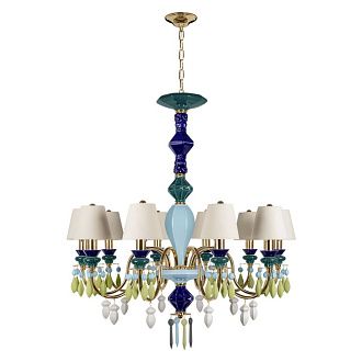 Подвесная люстра 78 см, Loft IT Grace 10203/10 Green, золото