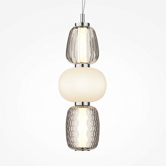 Подвесной светильник 17*17*363,5 см, LED, 28W, 3000К, Maytoni Pattern MOD267PL-L28CH3K хром