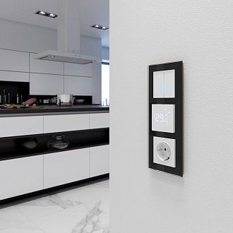 W1151201 Умный сенсорный терморегулятор  для теплого пола, белый Werkel, 4690389176937