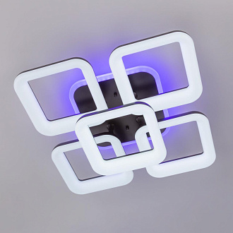 Светильник 55 см, 105W, 3000-5500K с Алисой Citilux Паркер Смарт CL225A255E, коричневый-кофе