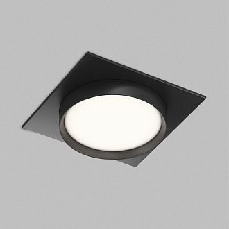 Встраиваемый светильник 10,5*10,5*4 см, 1*GX53*15W, Denkirs Ratio DK-DH2001-BK, черный