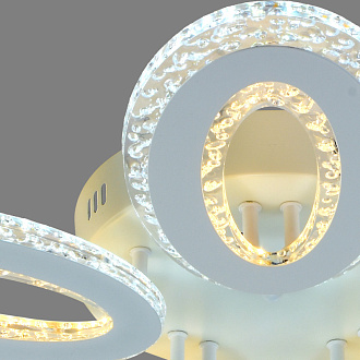 Накладная люстра 67*7,5 см, LED, 182W, 3000K-6000K Escada Air 10211/5LED, белый