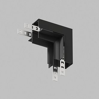 Соединитель для шинопровода 8,5*8,5*4,6 см, Denkirs SMART 48V HIDE | СМАРТ 48V ХАЙД TR8546-BK, черный