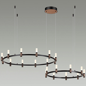 Светодиодный светильник 134 см, 98W, 4000K, Odeon Light Candel 5009/98LA, черный