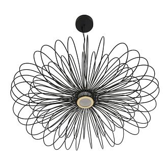 Подвес *70*169,5-169,5 см, 1*LED*9W, 3000K, Lumion Camomile LUM8301/10L, черный
