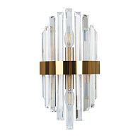 Настенный светильник 40 см, Arte Lamp Fedelta A1068AP-2PB, латунь