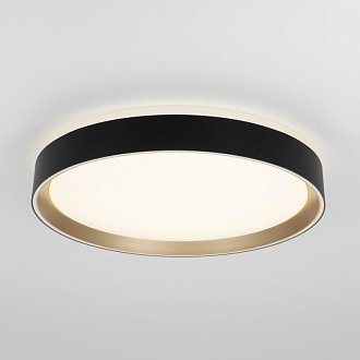 Светильник 40 см, 48W, 3000-5000K с пультом Citilux CL751351G BOSS Черный+Золото LED