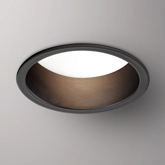 Светильник встраиваемый LED 8,6*8,6* см, LED 9W*3000 К, Novotech Spot Tran, черный, 359235, вр 7,5 см