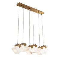 Подвесной светильник 70*10*40/100 см, 6xG9 MODESTYLE MS.160.700 BS латунь