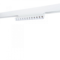 Магнитный трековый светильник 22 см 15W 3000K Arte Lamp LINEA  A4648PL-1WH белый