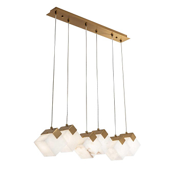 Подвесной светильник 70*10*40/100 см, 6xG9 MODESTYLE MS.160.700 BS латунь