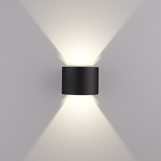 Blade черный уличный настенный светодиодный светильник 1518 TECHNO LED Elektrostandard