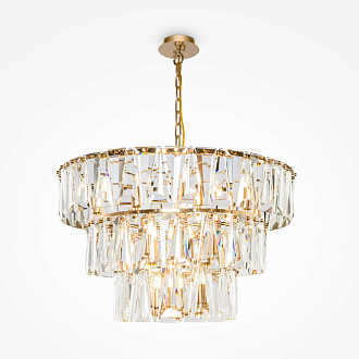 Подвесная люстра Maytoni Puntes MOD043PL-18G, диаметр 77 см, золото
