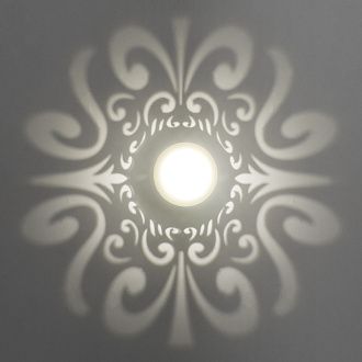Светильник 7*7 см, LED 7W, 4200K с подсветкой DLS025 Elektrostandard